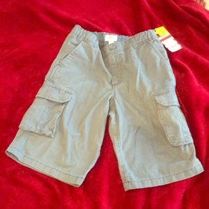 Gray Boys Cargo Shorts NWT